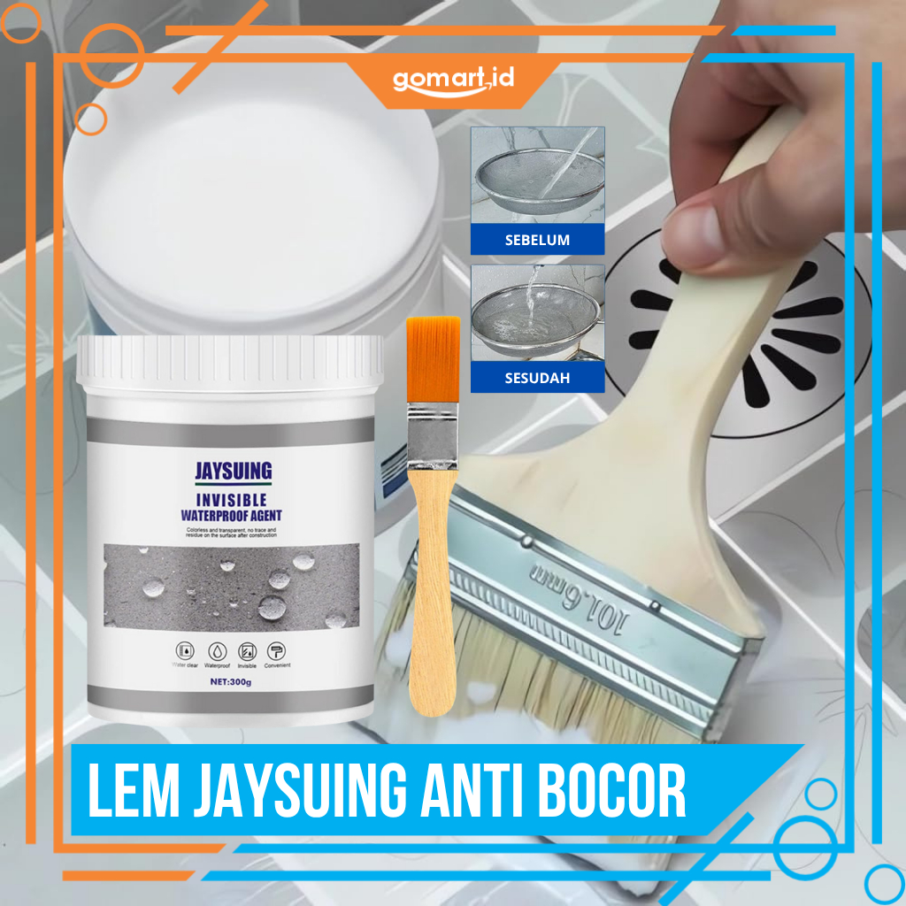 Jaysuing Lem Anti Bocor -  Lem Anti Rembes Atap Bocor - Jaysuing Invisible Waterproof Sealant