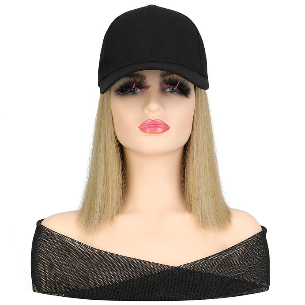WIG TOPI BASEBALL RAMBUT PENDEK WIG TOPI BASEBALL WANITA WIG TOPI KEKINIAN WIG TOPI TRENDY FASHION W