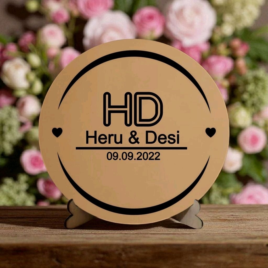 PAPAN NAMA KAYU UKIR MAHAR HIASAN BOX MAHAR