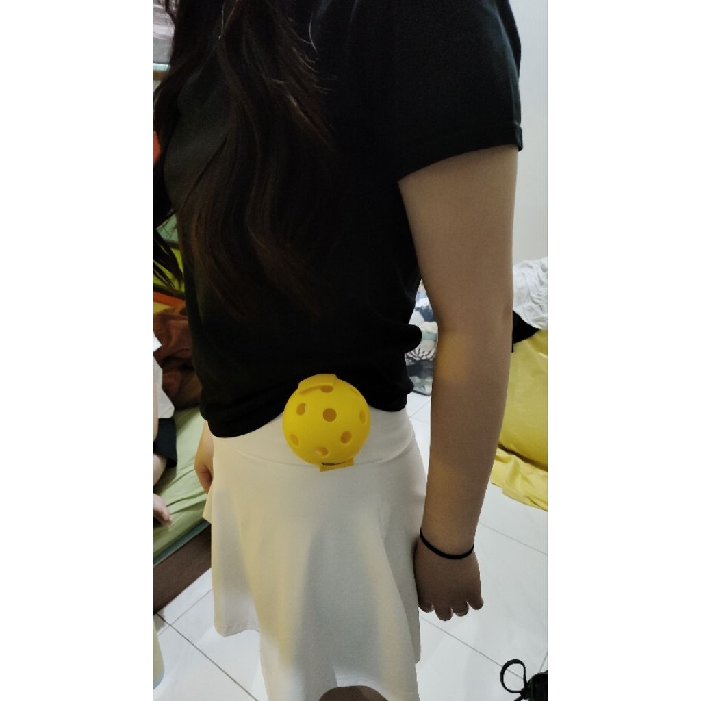 Holder bola Pickleball | Clip on bola Pickleball | gantungan bola di celana |Aksesori Wajib untuk Pe