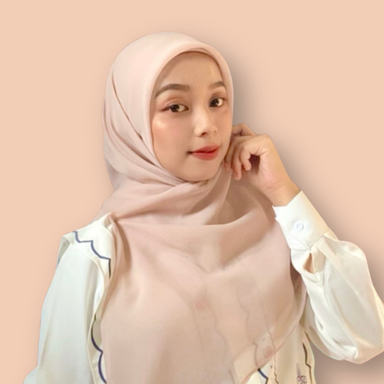 Hijab Paris Jepang Premium Original  | Hijab Segi Empat Paris Jepang | Paris Jepang Biscuit |Oatmilk