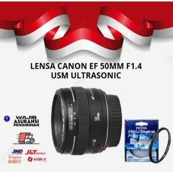 LENSA CANON EF 50MM F1.4 USM ULTRASONIC / CANON EF 50MM F1.4 USM