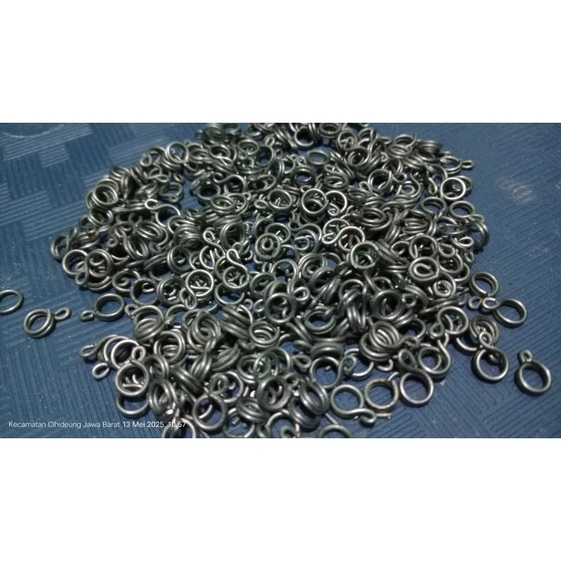 100 pcs ring 8 buat jerat ruak ruak dbel ring lebih kuat
