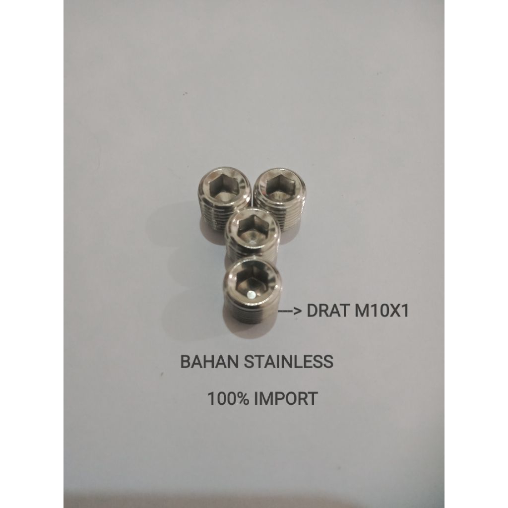 Baut Tanam L Stainless,Baut Tanam Manometer, Sparepart Pcp