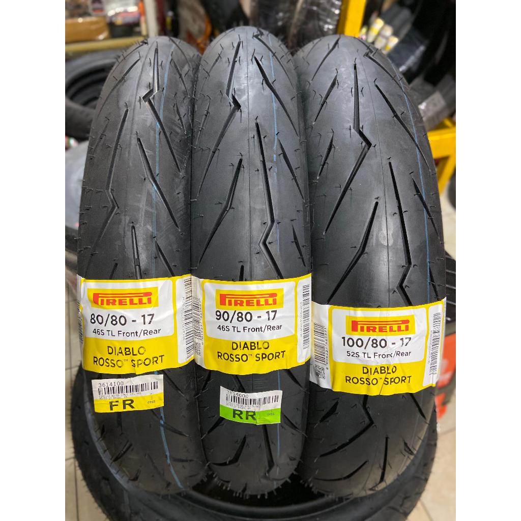 BAN PIRELLI DIABLO ROSSO SPORT 80/80-17, 90/80 17, 100/80-17 ORIGINAL 100%