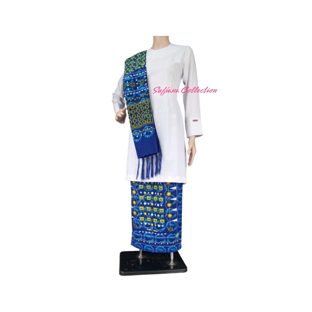 Seragam BKMT (Tunik Putih, Rok, Selendang)