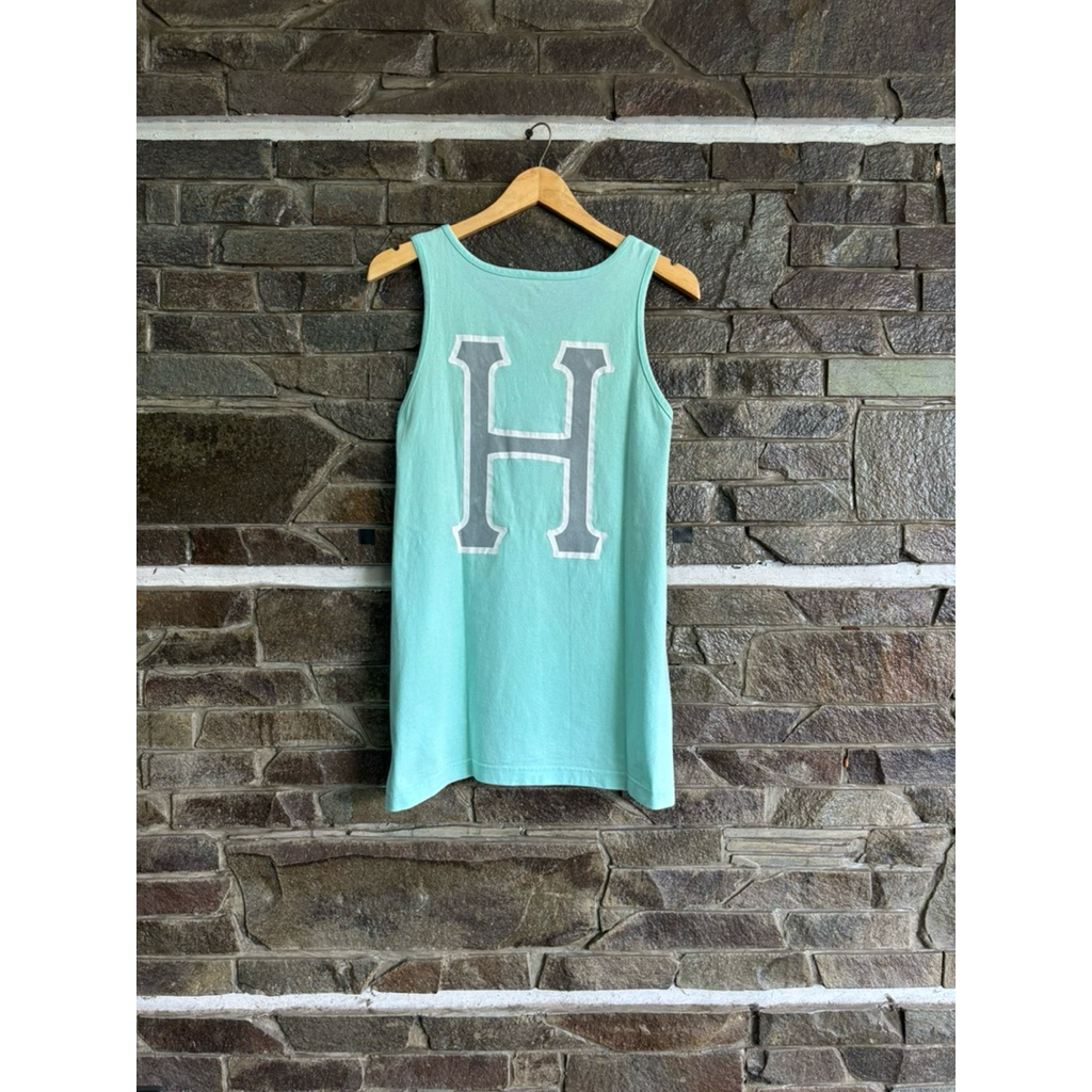 Huf • H Logo Skateboarding Sleeveless Tee / Singlet / Kutung Preloved Used Second