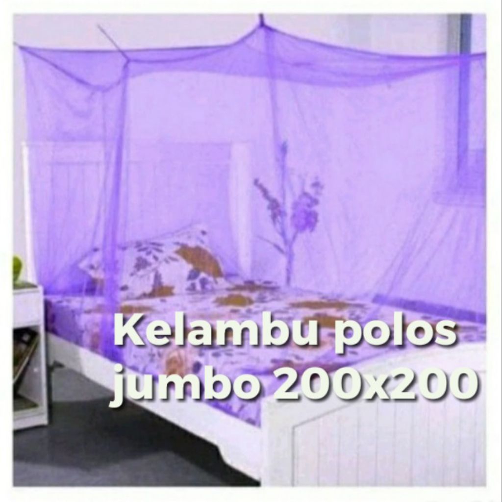 kelambu kotak polos jumbo murah kelambu tidur kelambu gantung