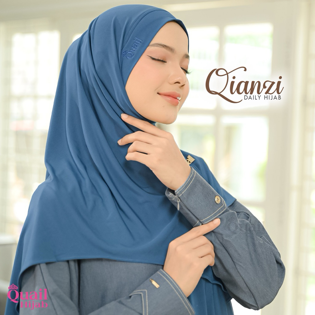 Quail Hijab - QIANZI HIJAB INSTAN ORI QUAIL JERSEY PREMIUM