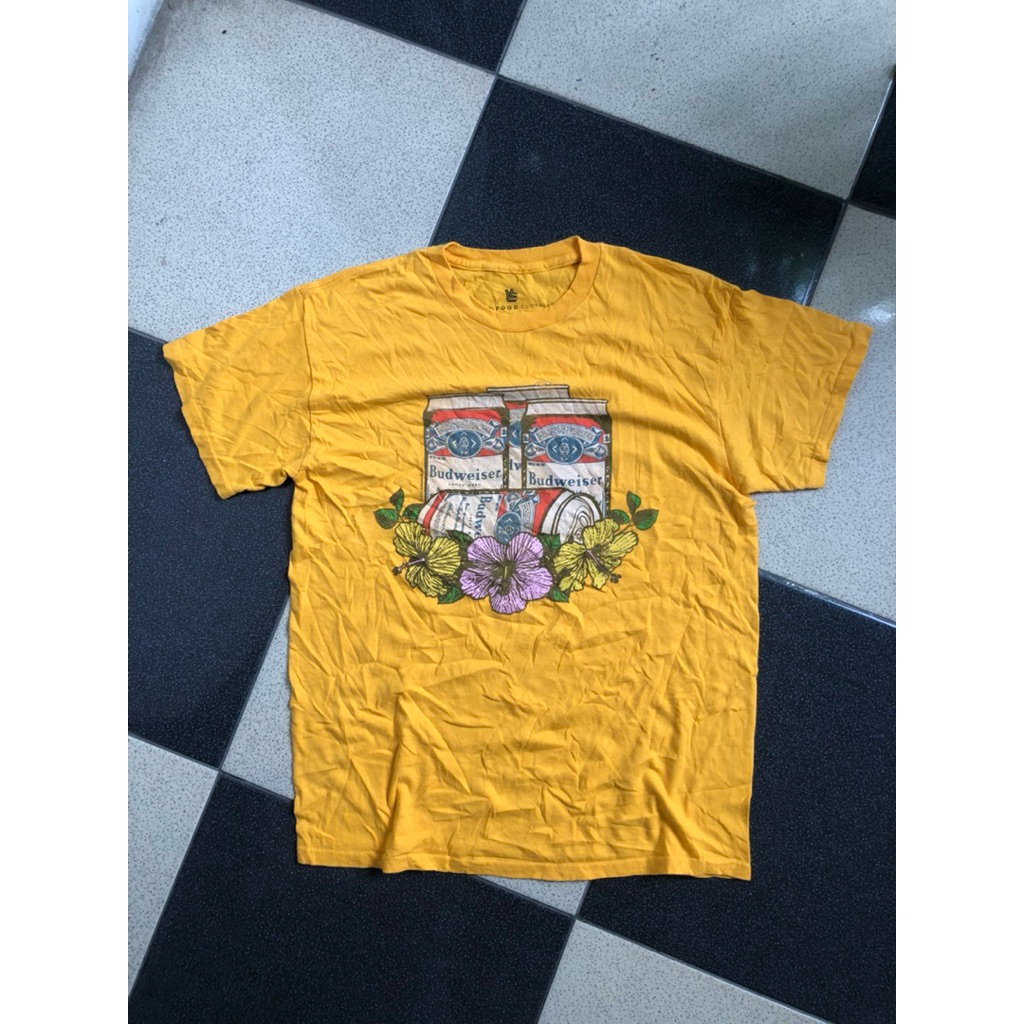 Kaos Budweiser tag by Junk Food