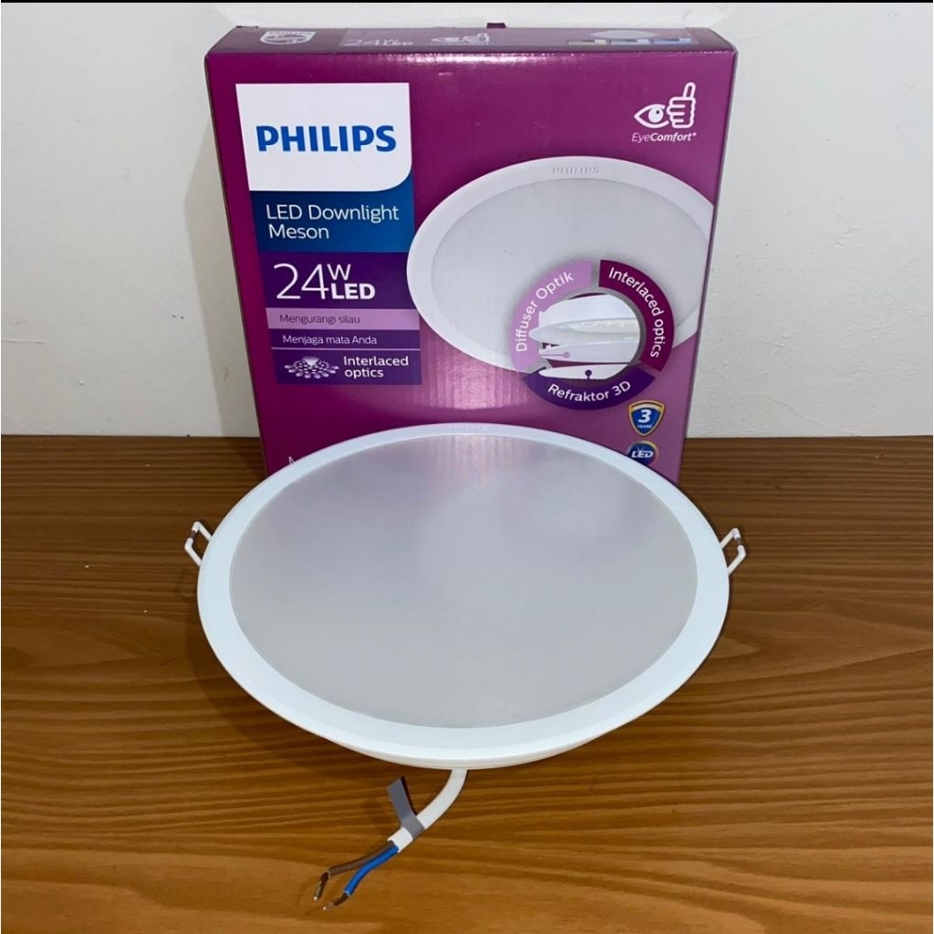 lampu Downlight LED Philips meson 24 Watt inbow - cool Daylight