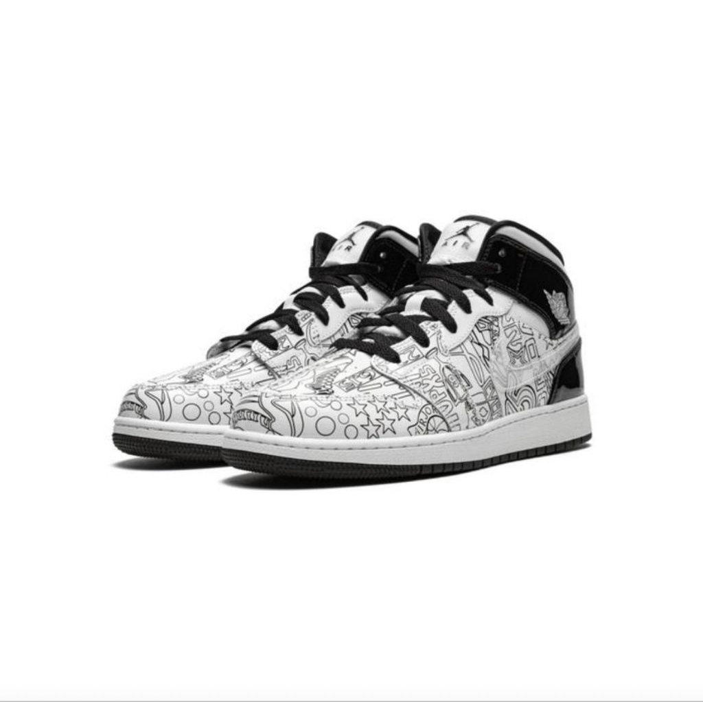 Nike Alr Jordan 1 Mid SE DIY - 100% ORIGINALRESMI - 35.5