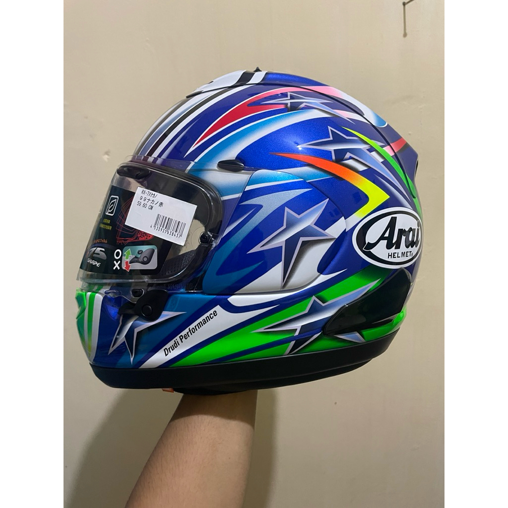 ARAI RX7X NAKANO GREEN RABBIT JDM