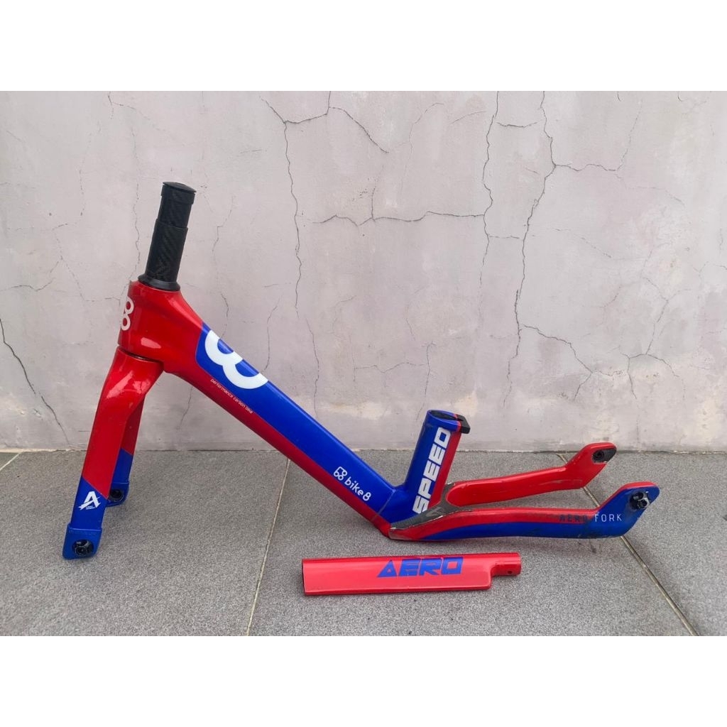 Frame Bike8 Aerospeed Carbon T800 Sepeda Pushbike Anak Preloved
