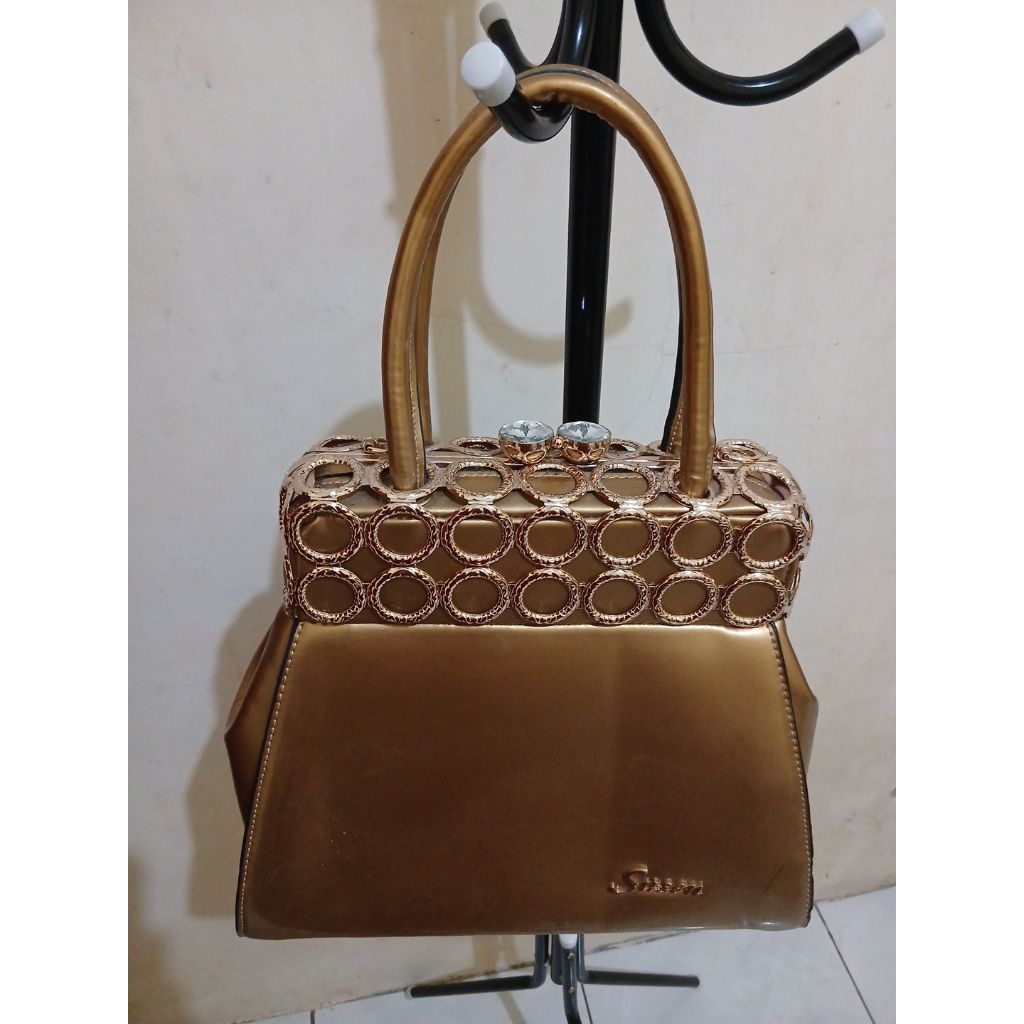 Tas pesta mevvah warna gold