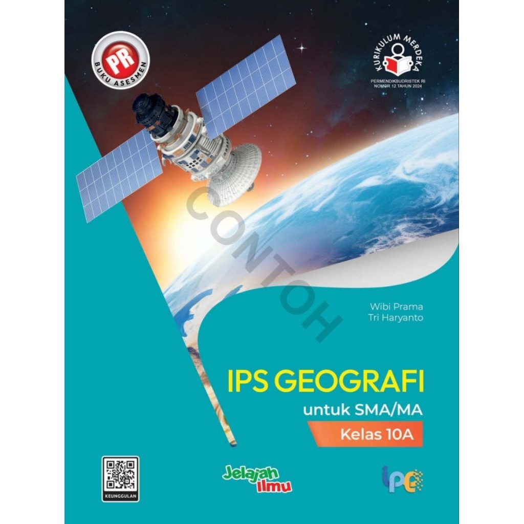 Buku lks pr interaktif geografi kelas X, 10 semester 1 tahun 2024 kurikulum merdeka Intan Pariwara
