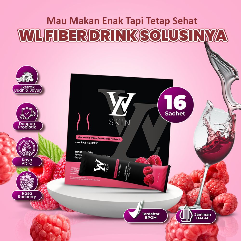 WL - Fiber Minuman Peluntur Lemak Perut Buncit Diet Pelangsing Penurun Bedan Detox Weight Loss Lemak