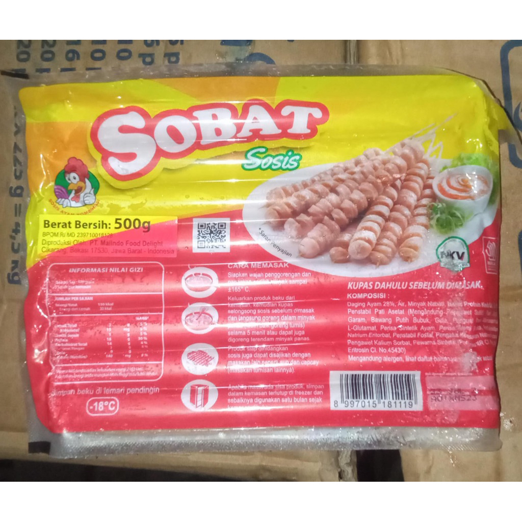 SOBAT Sosis Ayam 500g