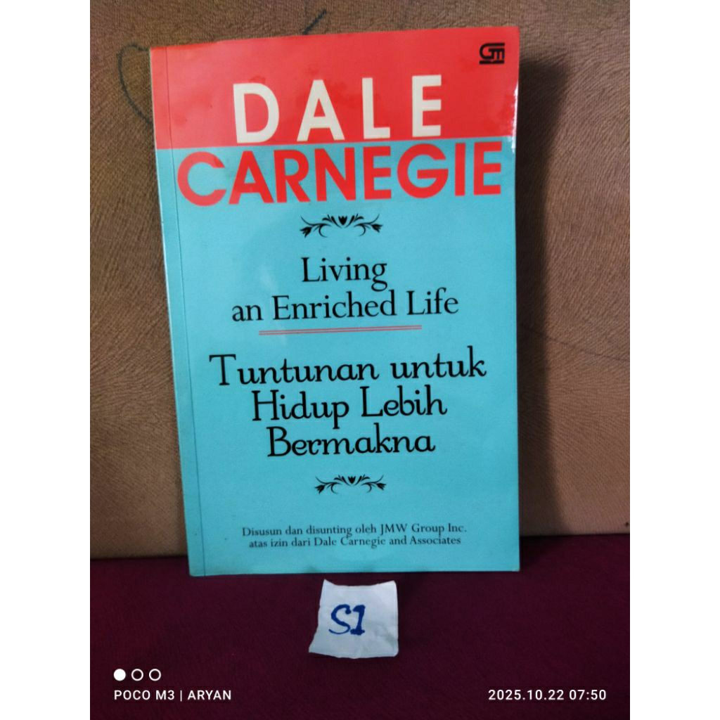 DALE CARNEGIE - TUNTUNAN UNTUK HIDUP LEBIH BERMAKNA