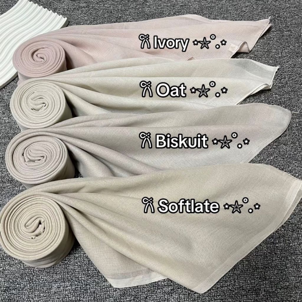 HIJAB PARIS JADUL WARNA NUDE