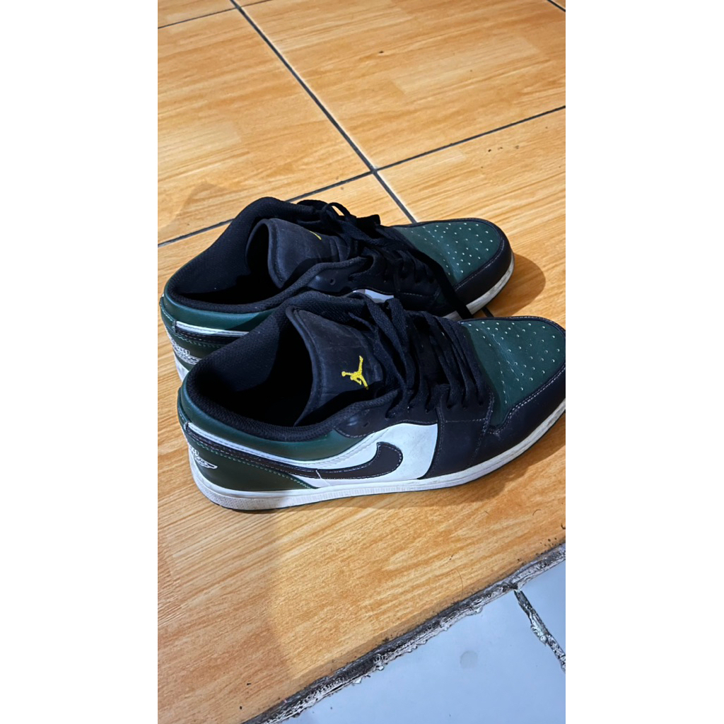 Nike air jordan green black Original