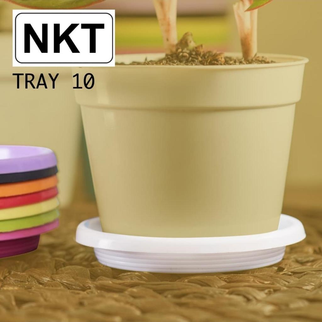 Tatakan Pot | Tray 10 cm  warna | Tray NKT