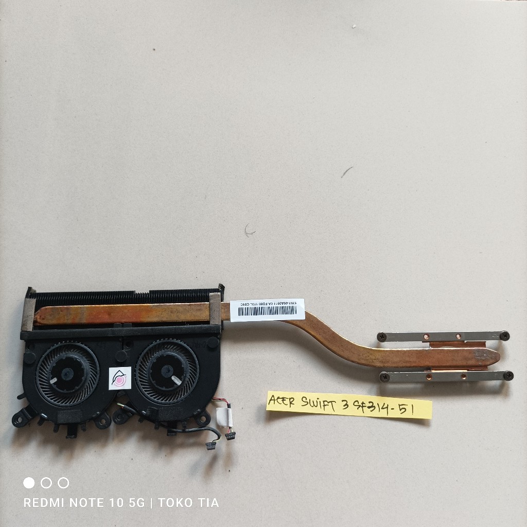 Heatsink dan Fan Acer Swift 3 SF314-51 Series original Swift3