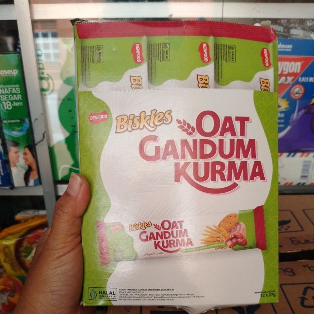 biskies oat gandum