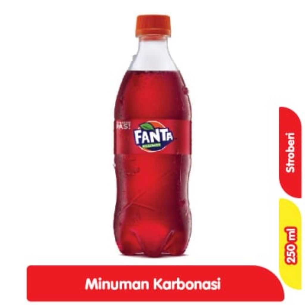 Fanta Strawberry Botol Mini Harga Grosir 12 pcs