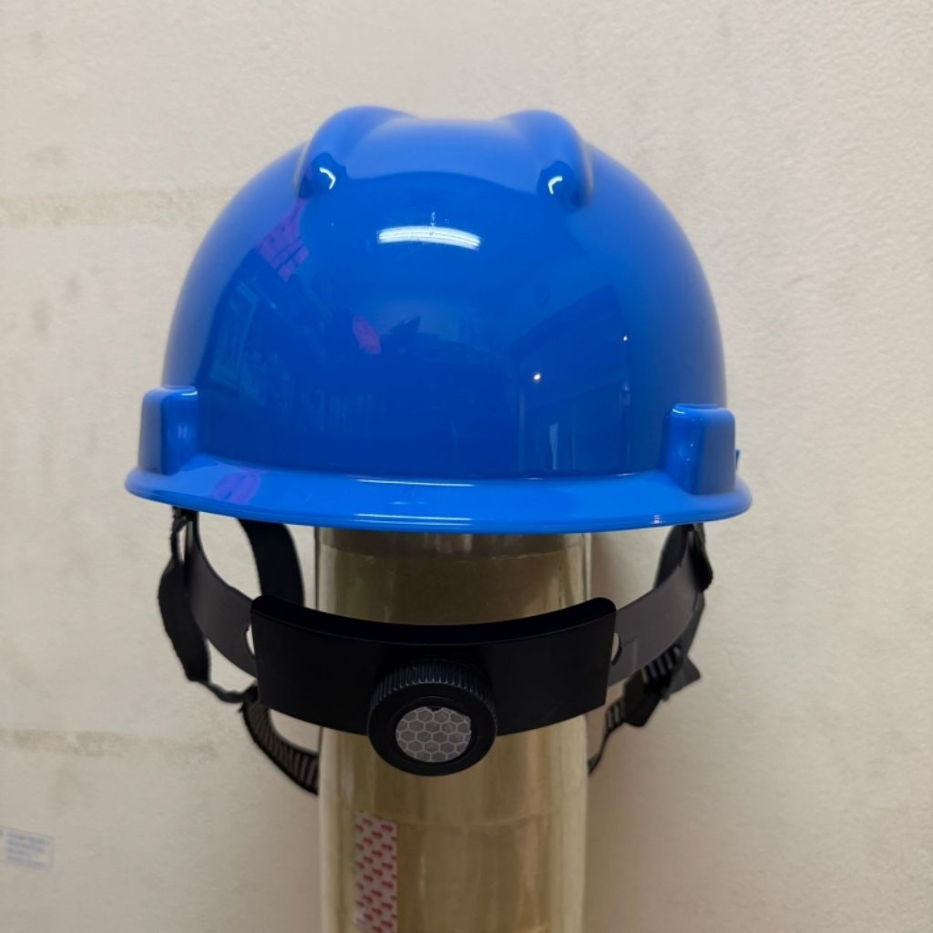 Helm Safety Vpro Biru SNi/ Helm Proyek Vpro SNI, Fastrack+ tali dagu