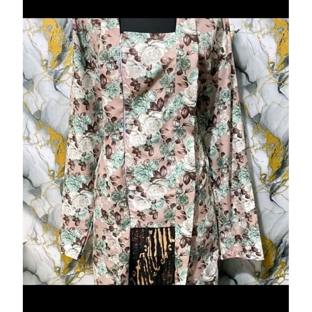 kebaya tunik kutubaru jumputan