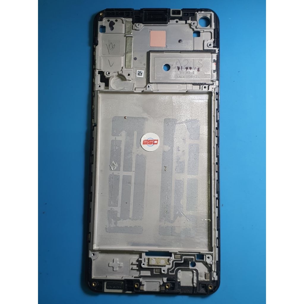 Frame Tulangan Tatakan LCD Samsung A21s Original Copotan