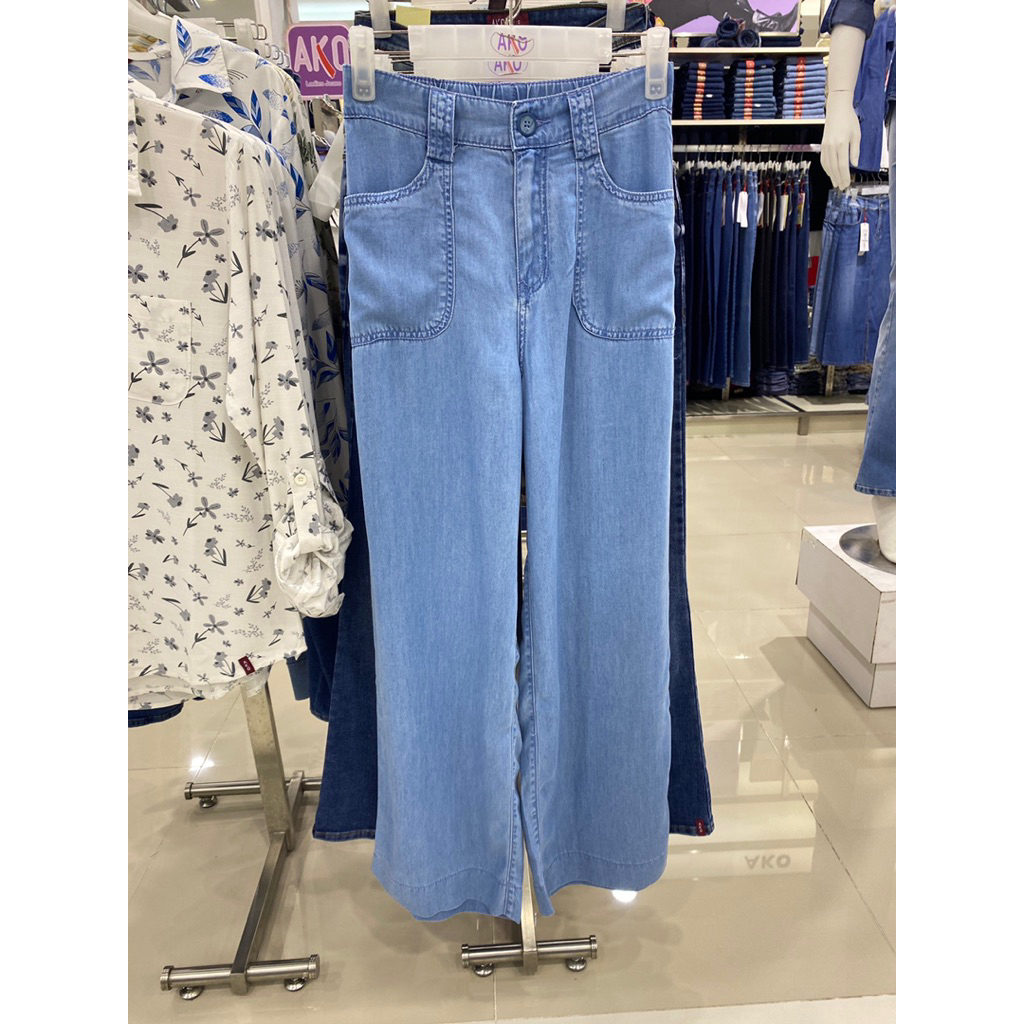 kulot Ako bahan soft jeans ori matahari