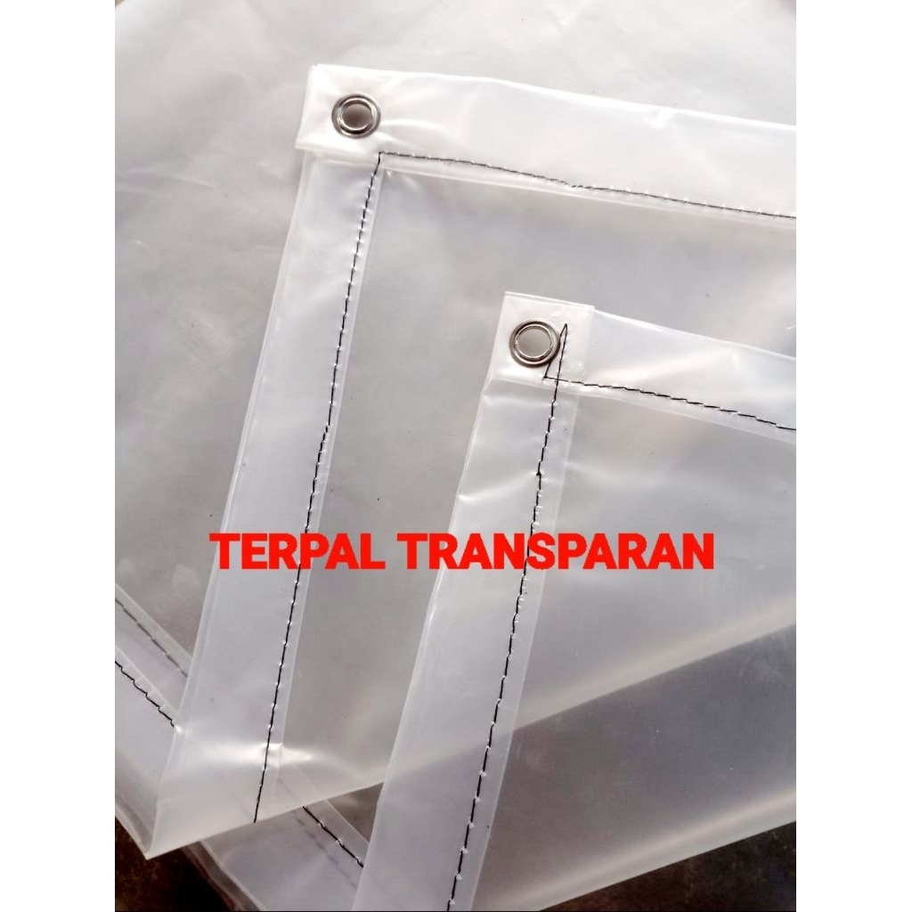 Terpal Plastik Bening TEBAL Ukuran 3x5 3x6 Meter