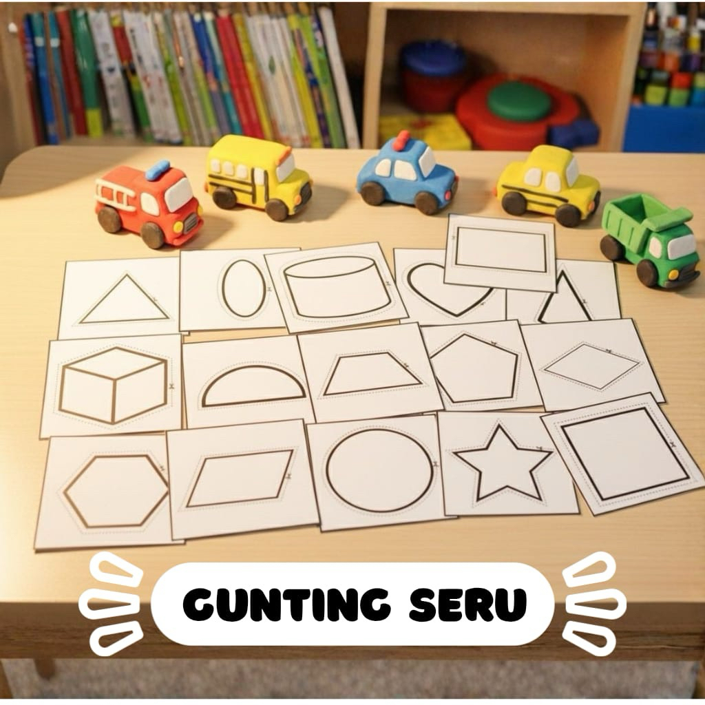 Latihan Menggunting Anak PAUD TK – Aktivitas Edukatif & Seru