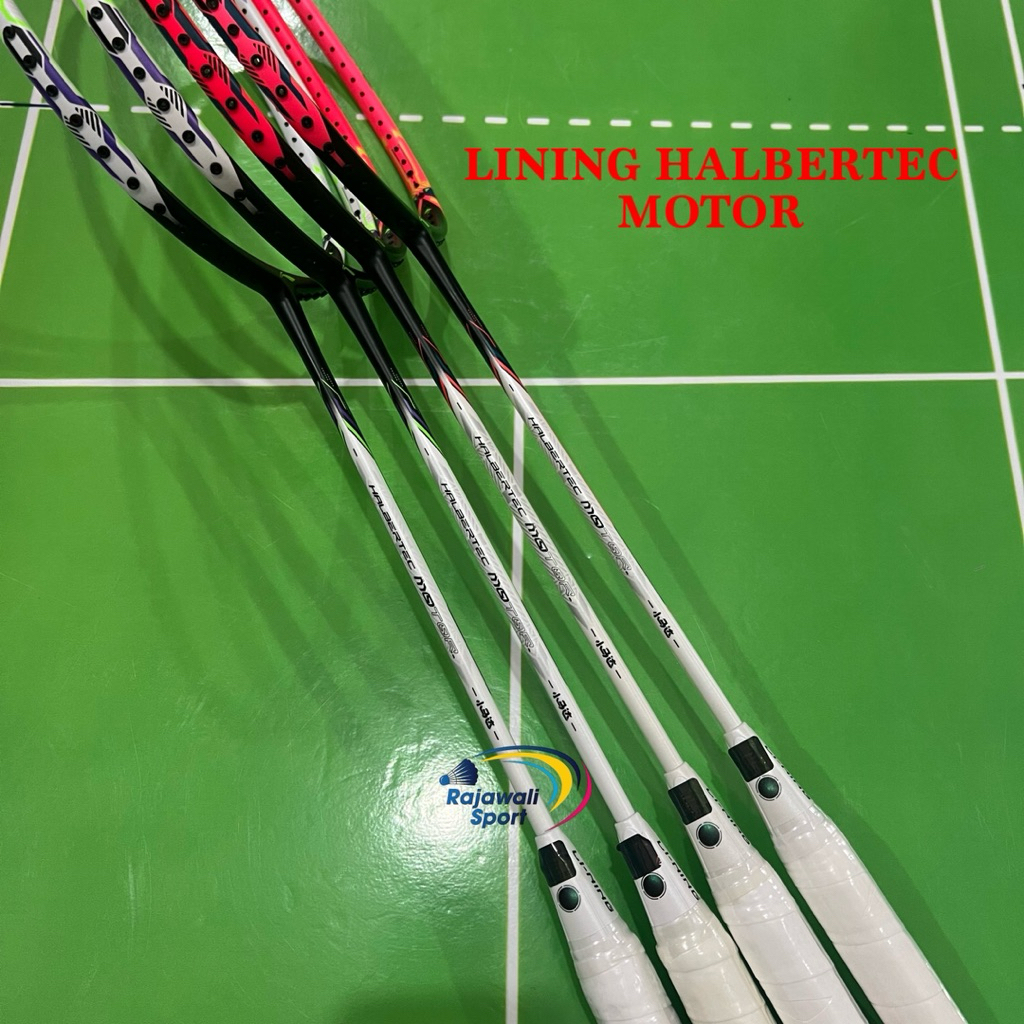 PROMO  LINING HALBERTEC MOTOR 4U & 5U / Raket Badminton Lining Halbertec Motor 4U & 5U Original