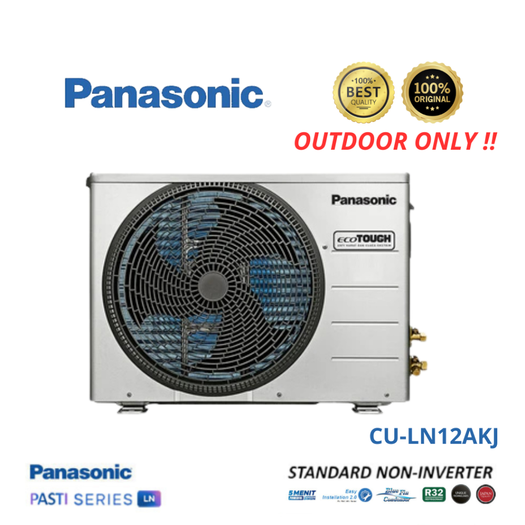 OUTDOOR AC PANASONIC 1 PK STANDARD CU-YN12AKJ BARU ( HANYA OUTDOOR AC SAJA )