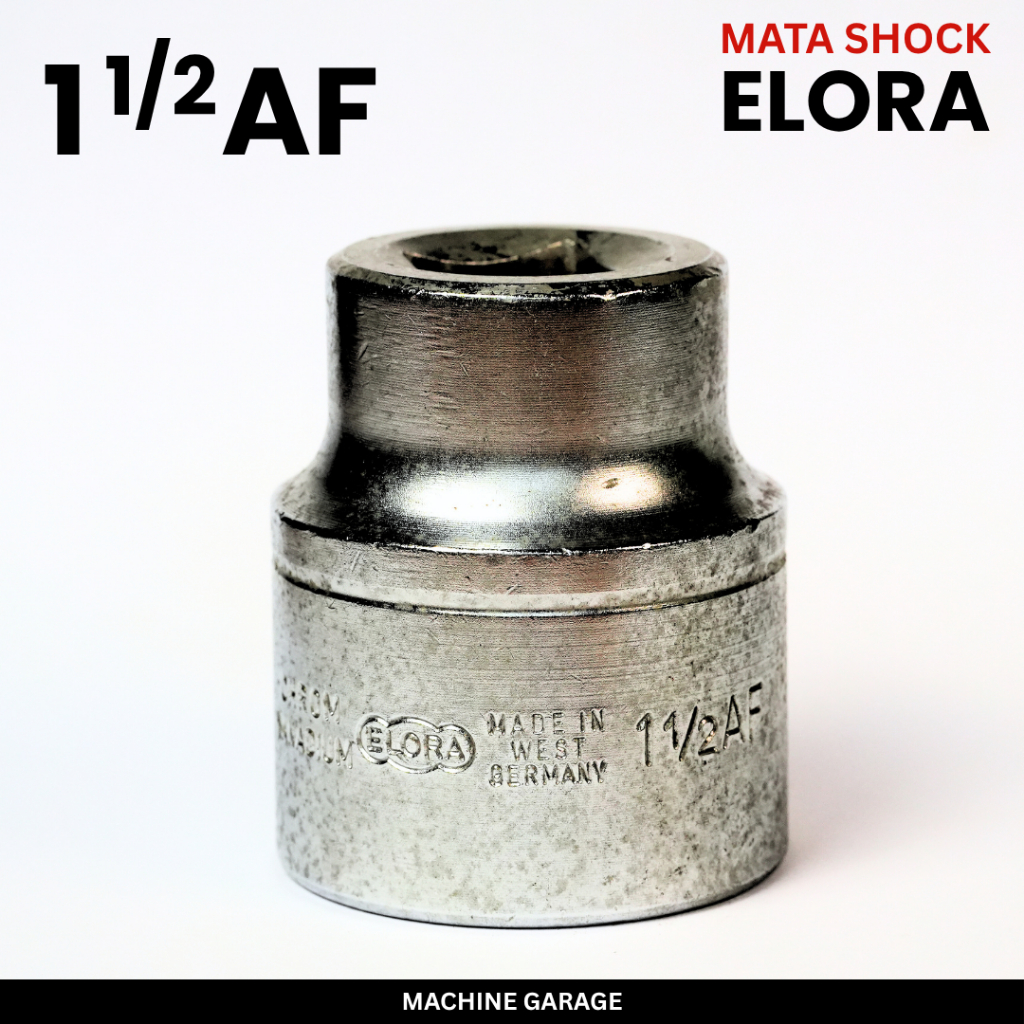 3/4 Socket Wrench Mata Sok 1 1/2AF Mata Kunci Socket Bahan Chrome Vanadium mata shock elora 12 titik