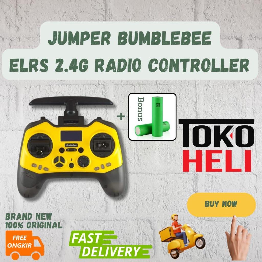 Jumper Bumblebee ELRS 2.4G OLED Screen Hall Sensor Gimbal EdgeTX Radio Controller TX