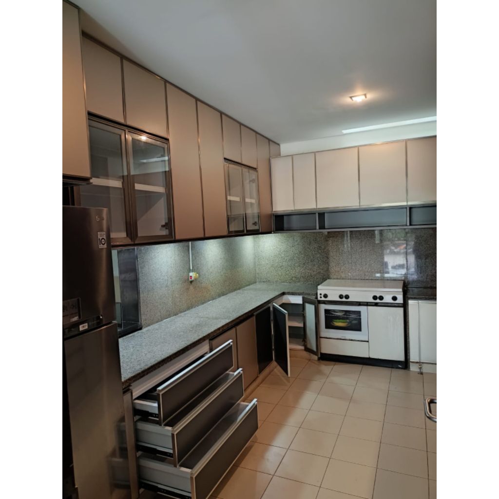 kitchen set aluminium acp minimalis