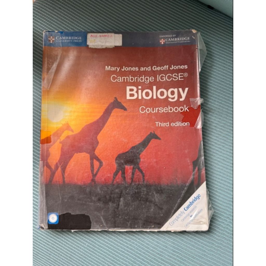 SECONDHAND Cambridge international IGCSE BIOLOGY COURSEBOOK