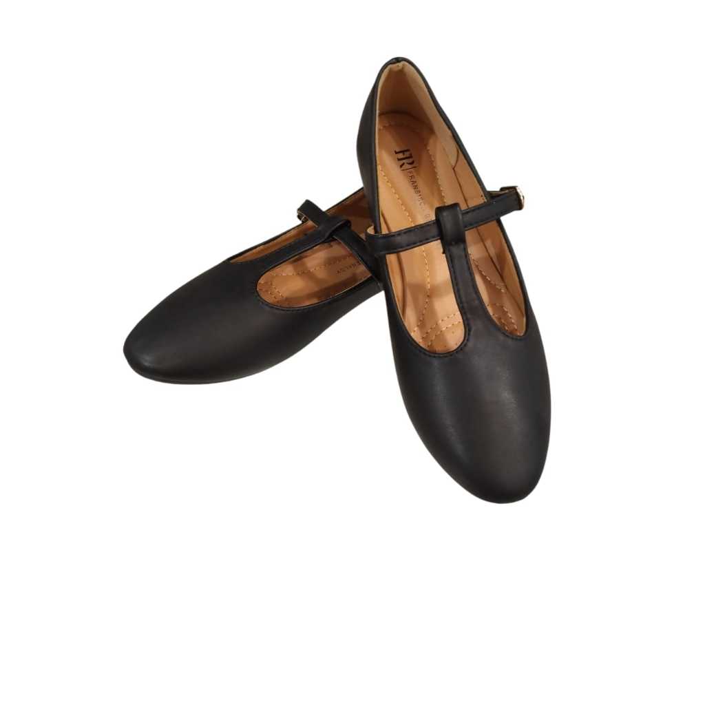 Fransisca Renaldy L.VIRTUE  black sepatu sandal wanita