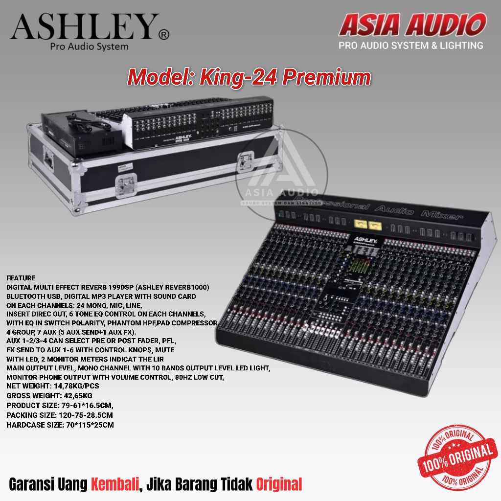 MIXER ASHLEY KING-24 PREMIUM