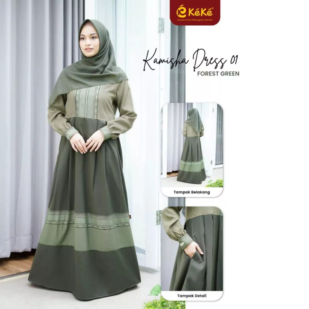 [KEKE] BAJU GAMIS KEKE // KAMISHA DRESS 01