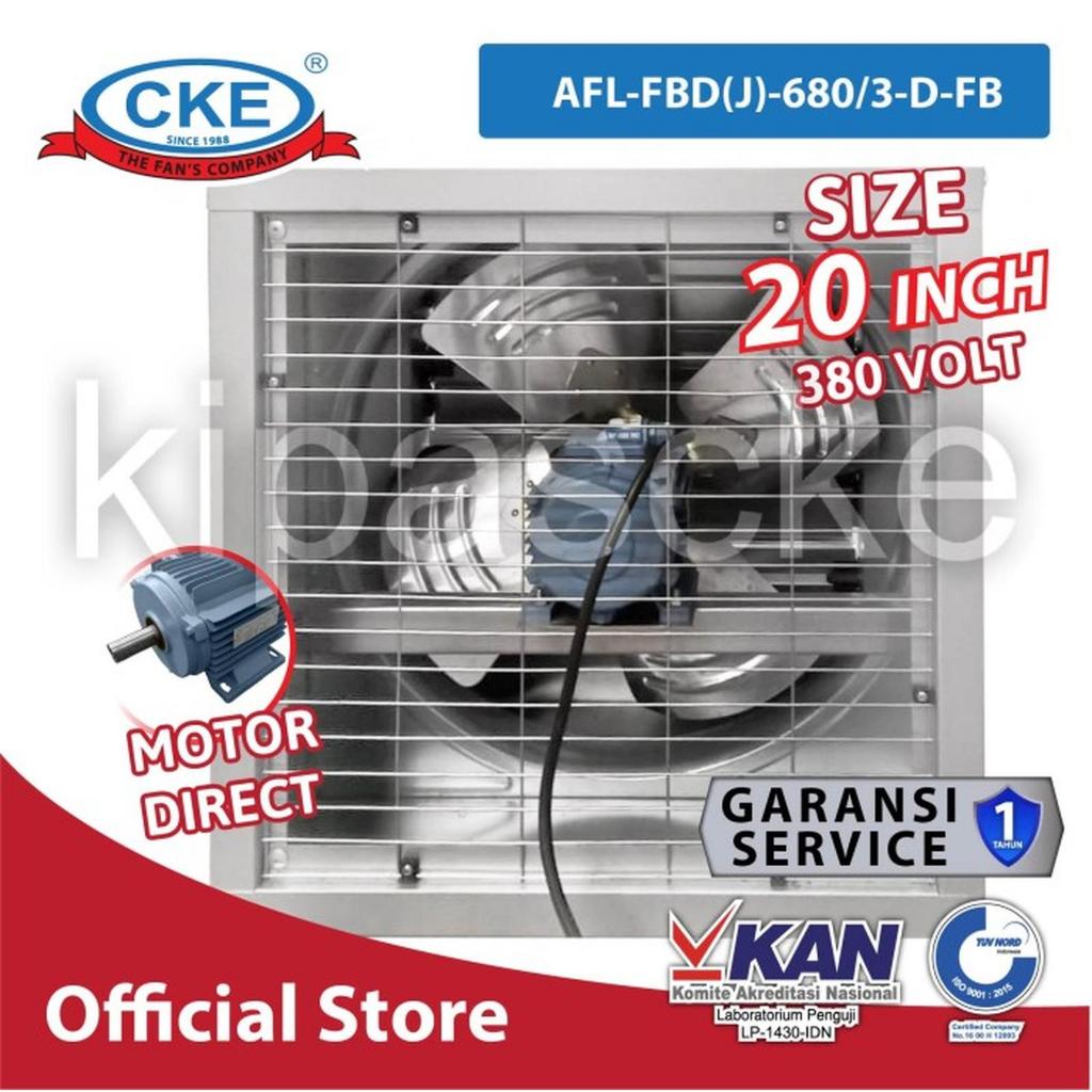CKE Fan Official - CKE Axial Box Fan AFL-FBD(J)-680/3-D-FB 20 Inch