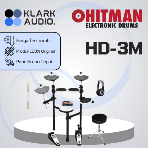 HITMAN HD3M / HD 3M / HD-3M Electric Drum Elektrik / Digital ORIGINAL