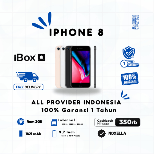 Iphone 8 IBOX Second Fullset Garansi 12 Bulan