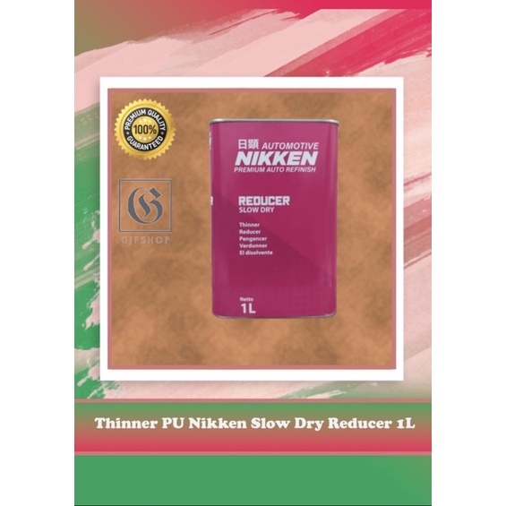 Pengencer Cat Thiner PU NIKKEN Slow Dry Reducer 1L