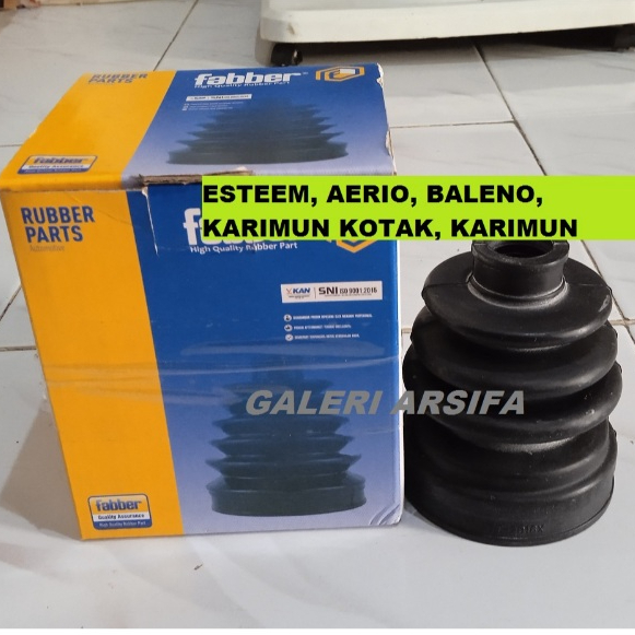 Karet Boot CV Joint Dalam Merk Fabber Karimun Kotak, Estilo