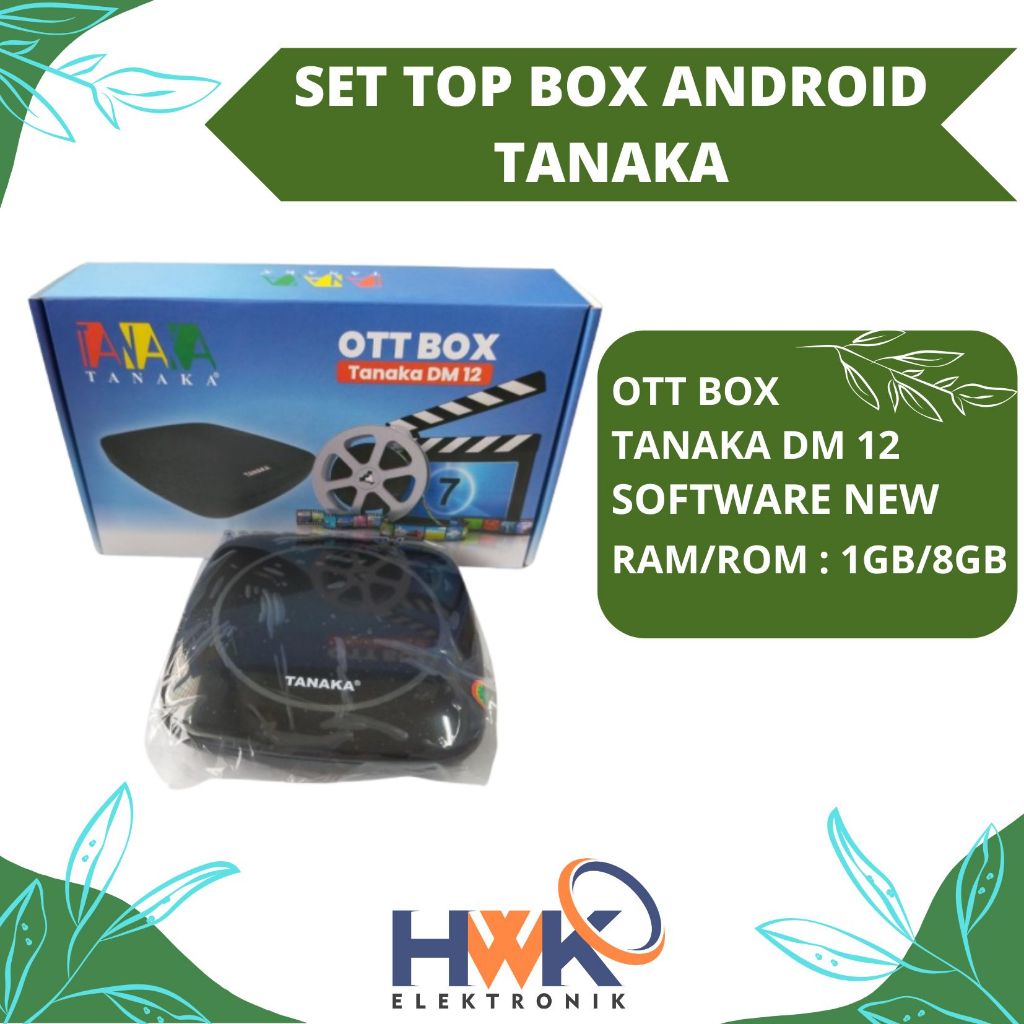 Set Top Box Android Tanaka DM12 / Android TV Box Tanaka Termurah